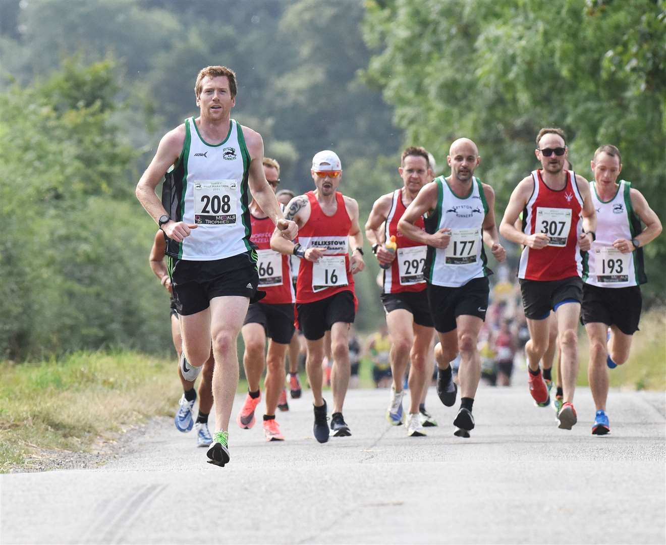 Action from the Wissey Half Marathon which takes place this weekend