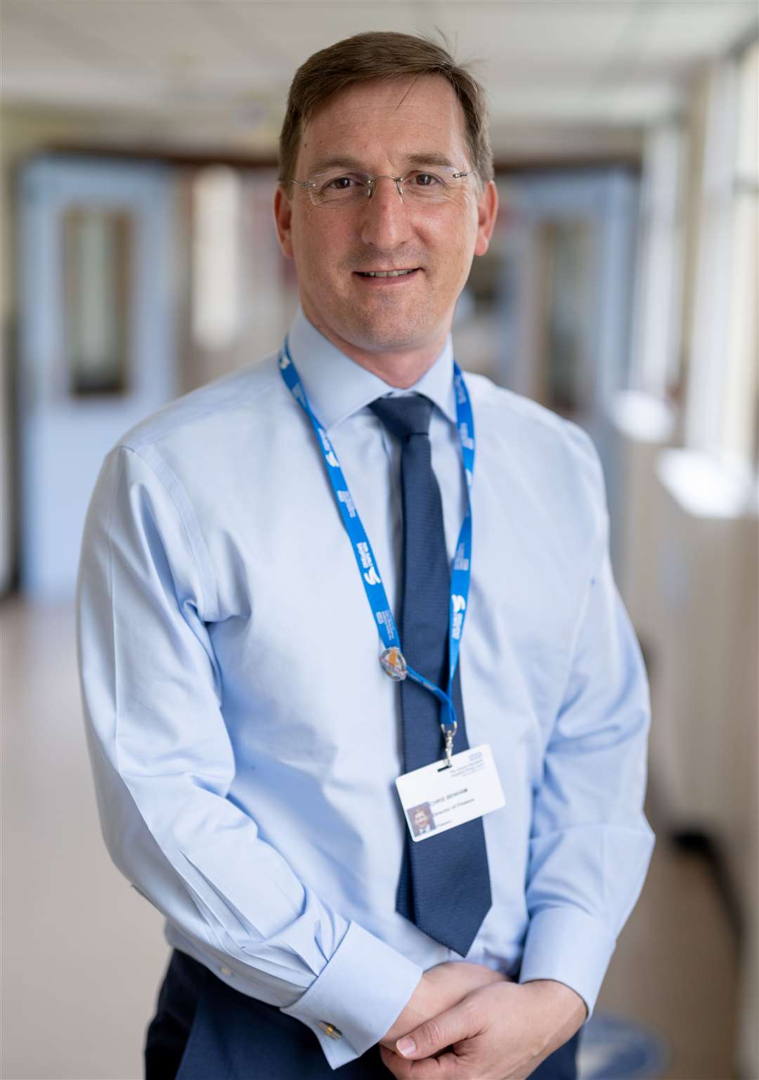 Acting deputy CEO and director of finance at the QEH Chris Benham