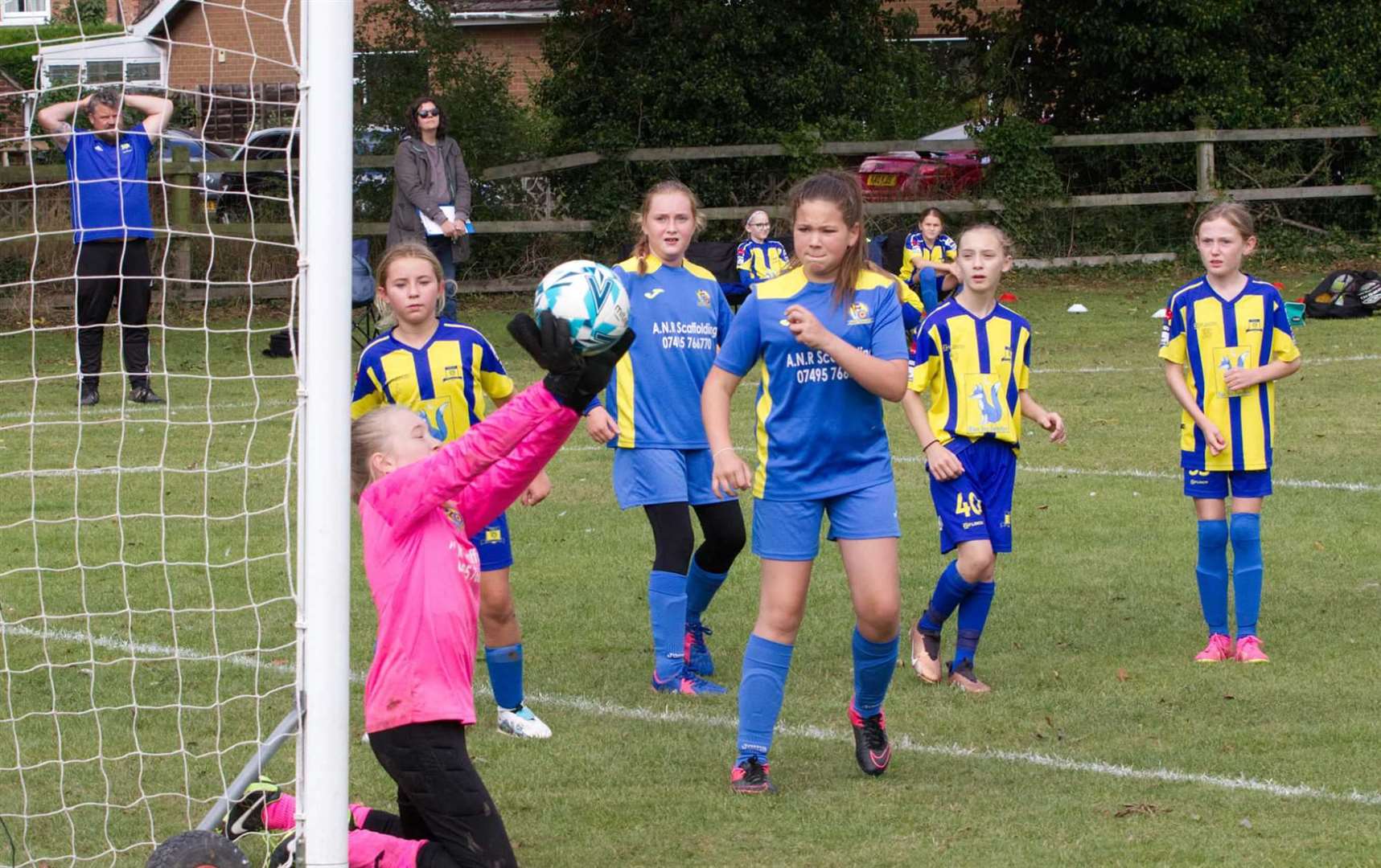 Mid Norfolk girls' Youth League action between Terrington and Necton.