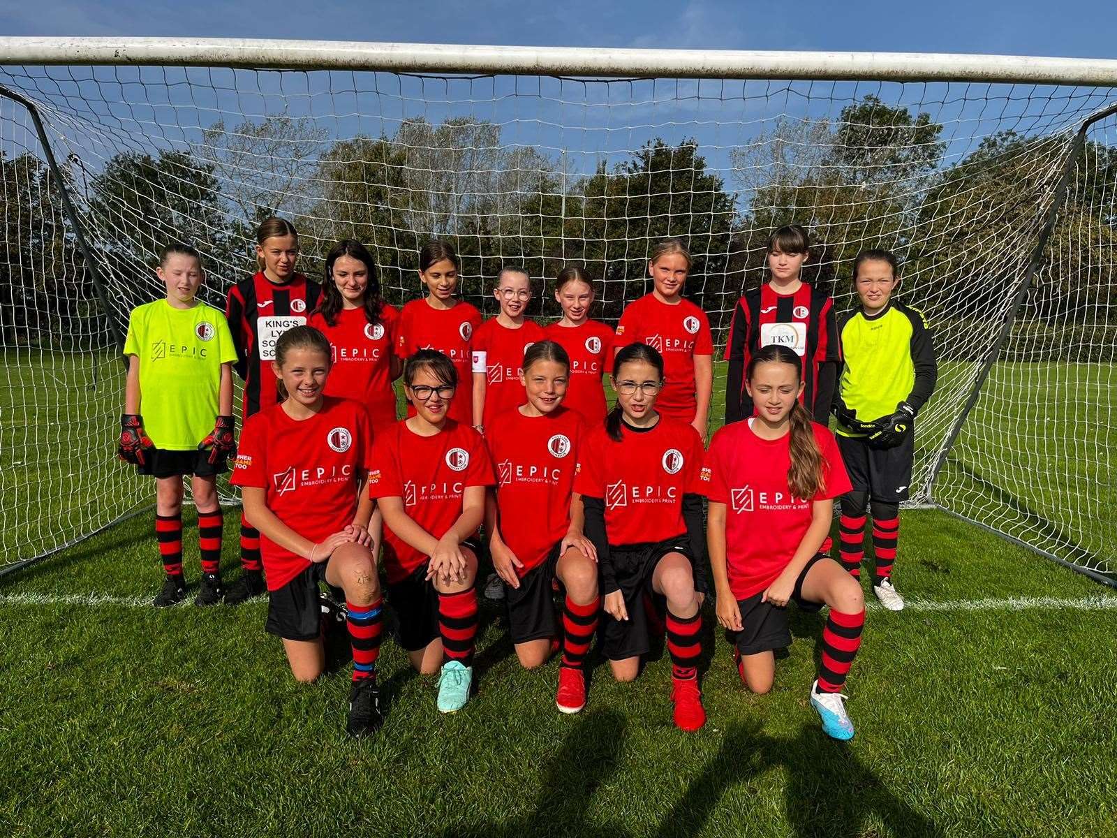 KLSC Lionesses U12, who scored their first goals at the weekend.