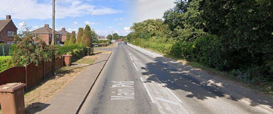 Brown was pulled over on Main Road in Clenchwarton. Picture: Google Maps