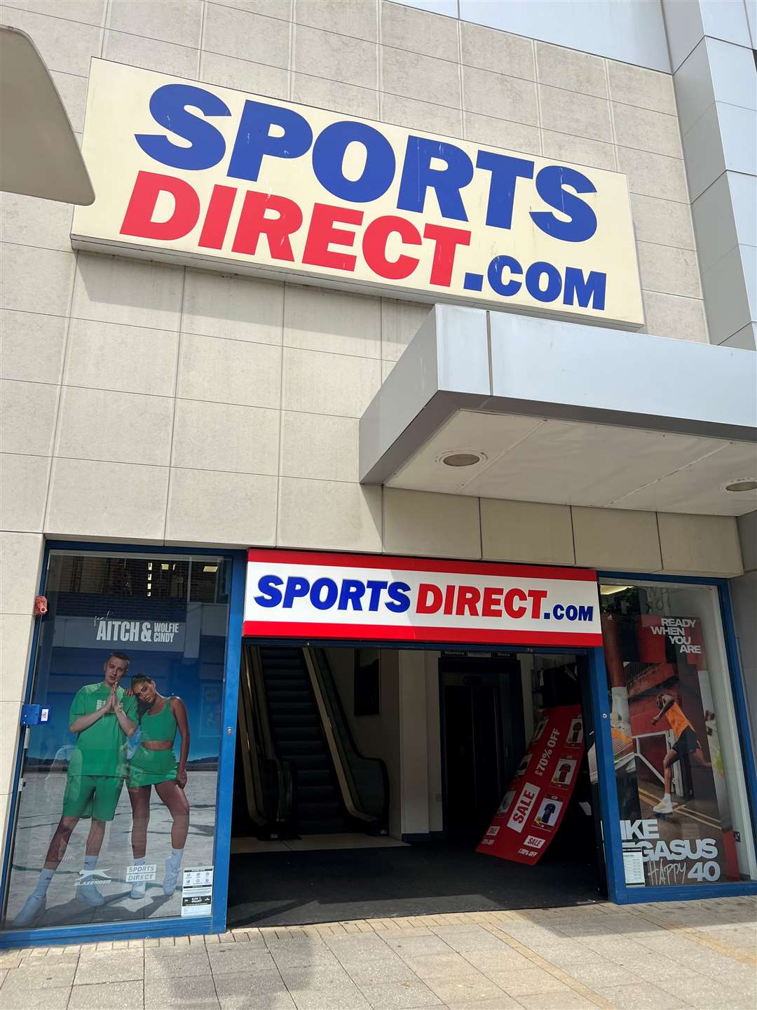 Aiden Cullen tried to steal from the Sports Direct store in Lynn