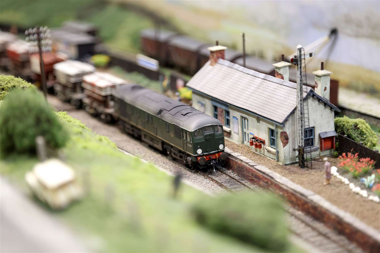 A model railway day is taking place