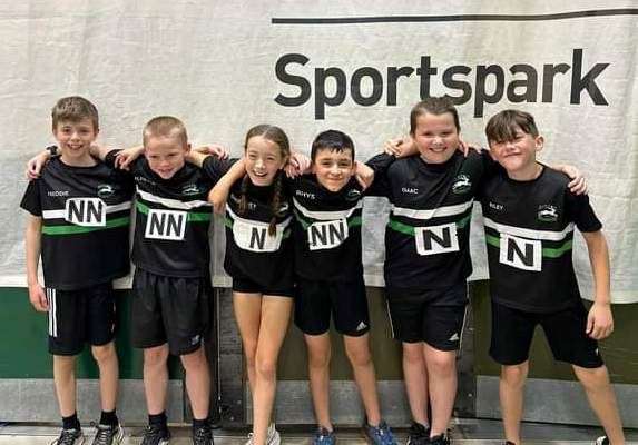 The juniors who took part in the 2023 Sportshall League