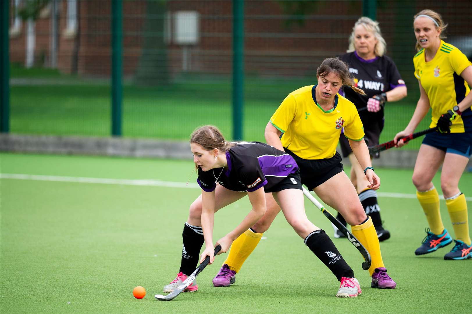 Action between Pelicans Ladies 2nds and Cambridge South at Alive Lynnsport. Picture: Ian Burt