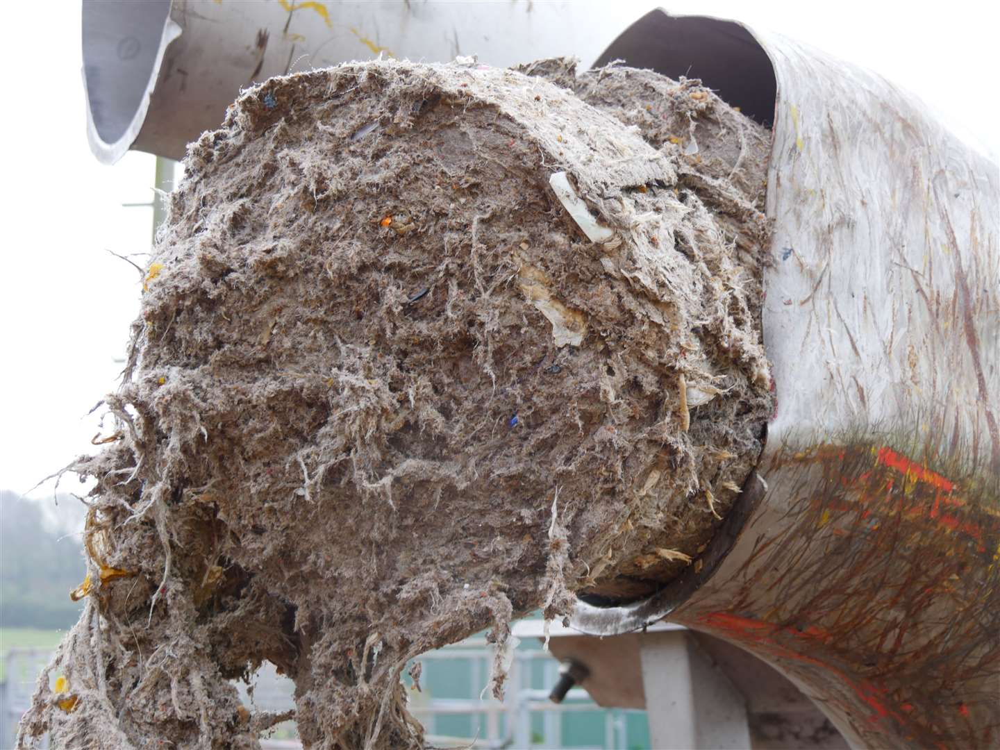 A buildup of wipes was found in Cliff QUay. Picture: Anglian Water