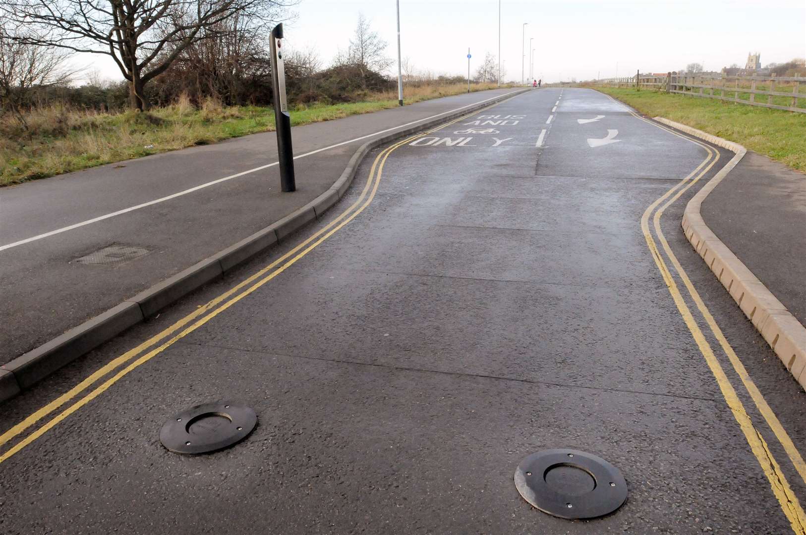 The Hardings Way bollards have been down for a number of weeks