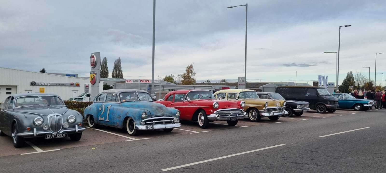 King’s Lynn Kruisers car club members met at Sainsbury car park in Lynn