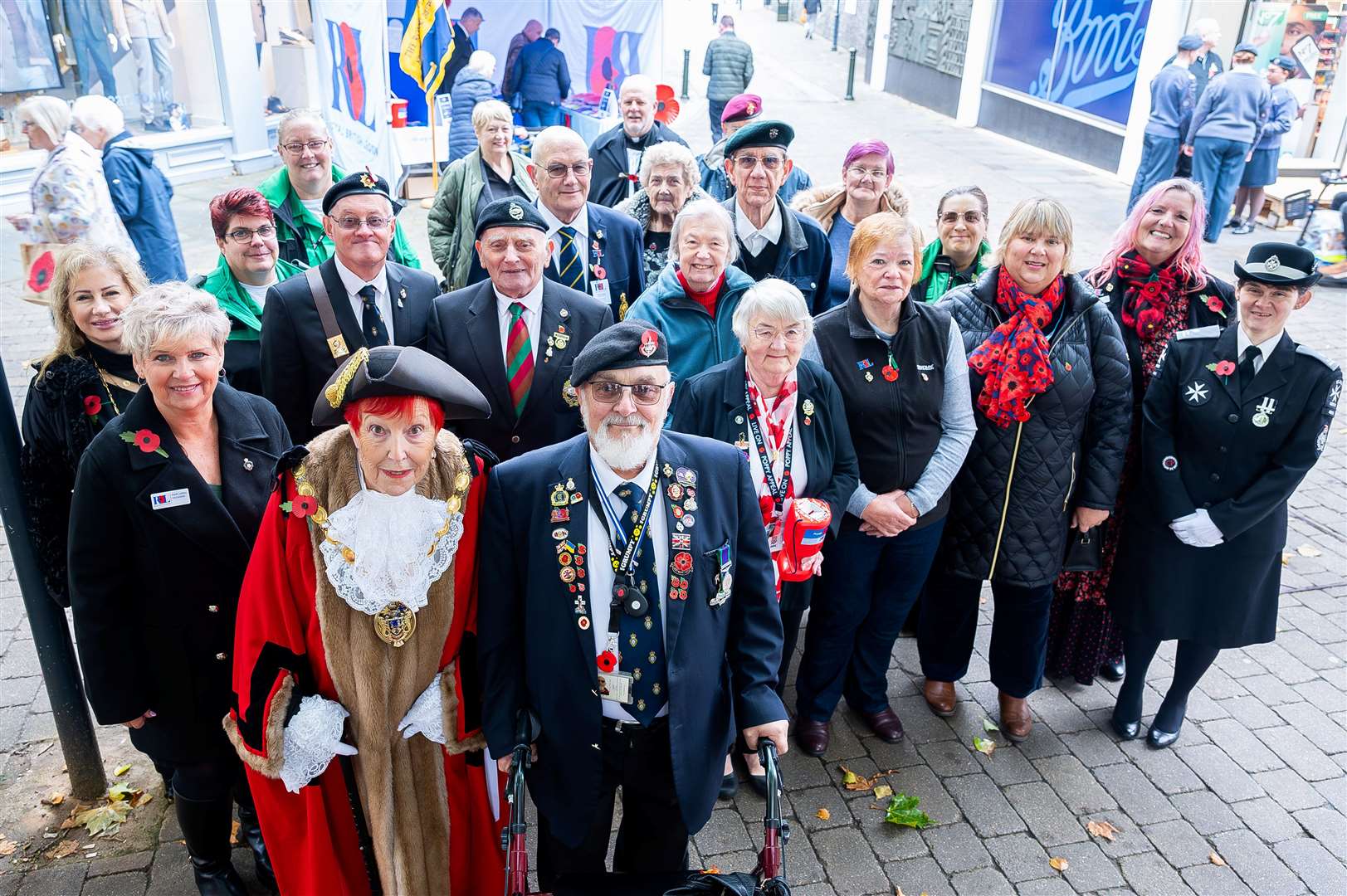 Launch of this year's Royal British Legion Poppy Appeal in Lynn