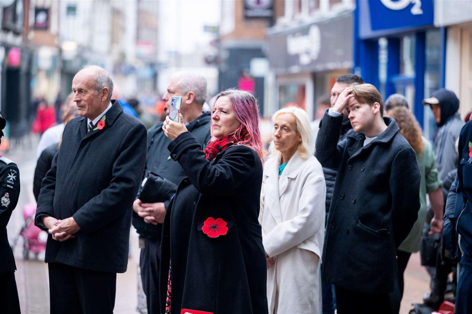 Many came together for Lynn's poppy appeal launch. Picture: Ian Burt
