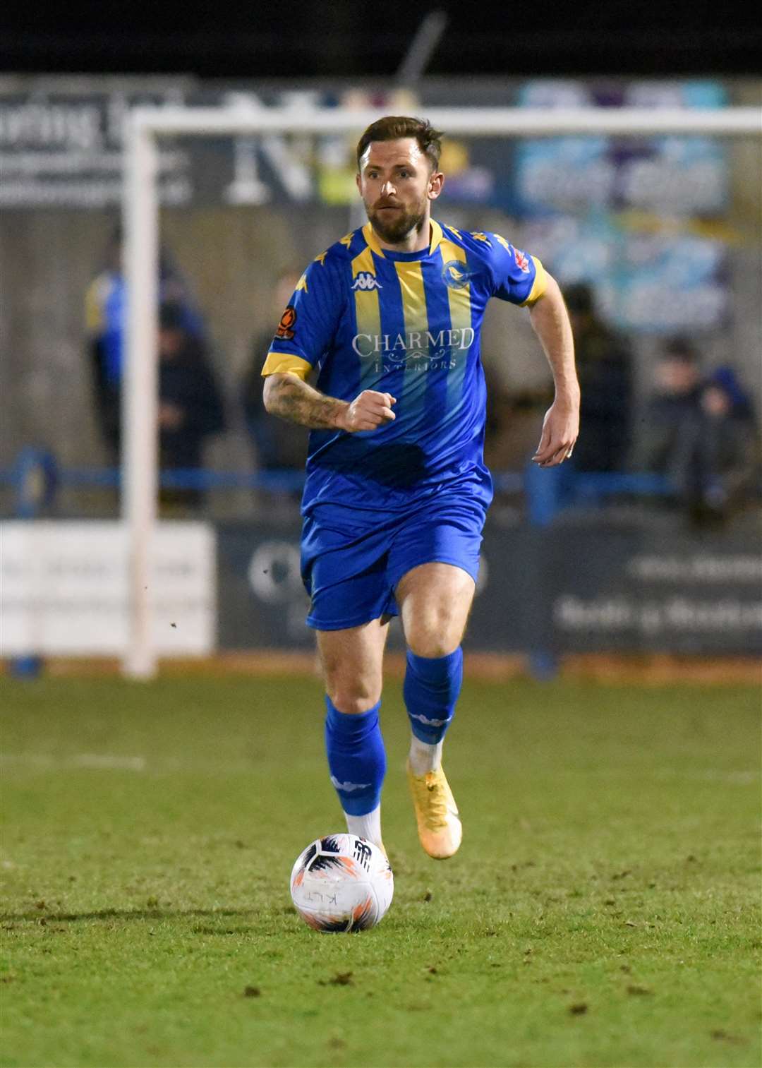 Kyle McFadden forced a great save from the Scarborough keeper on the hour