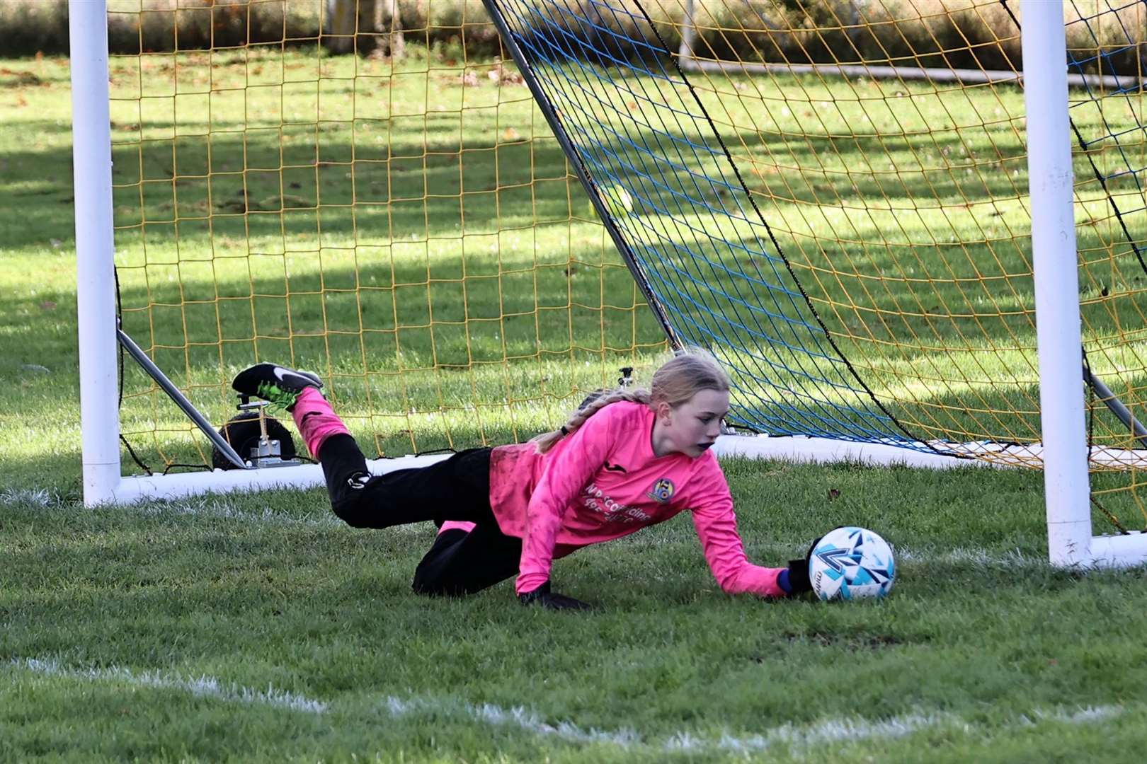 King's Lynn Soccer Club Lionesses U12s in action against Necton.