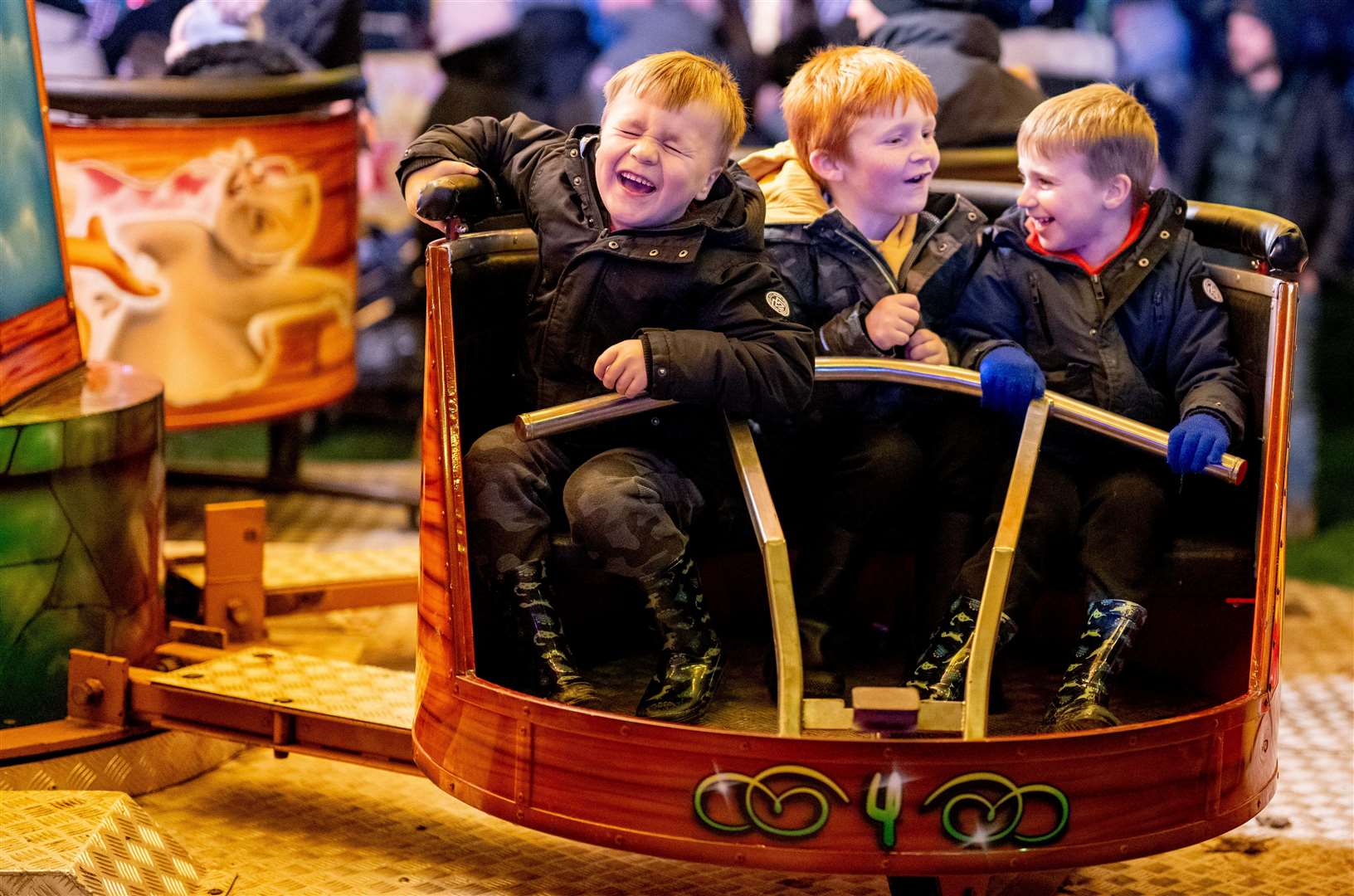 Fun on the waltzers