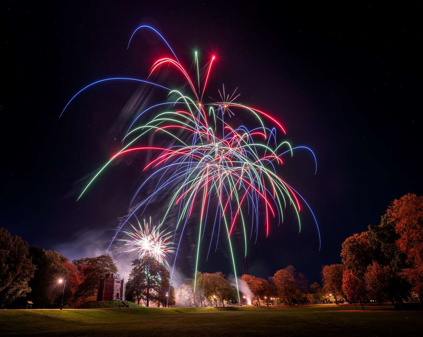 Magnificent fireworks