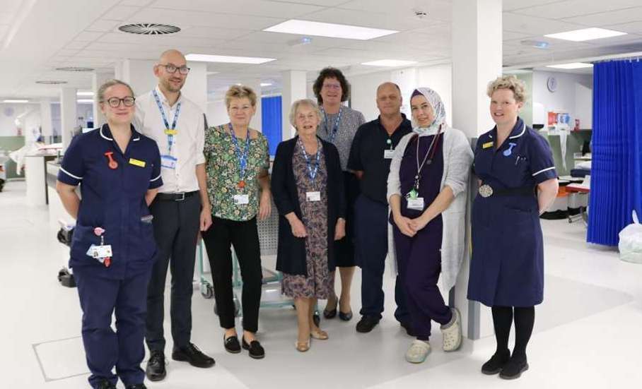 The opening of the new A&E department at the QEH