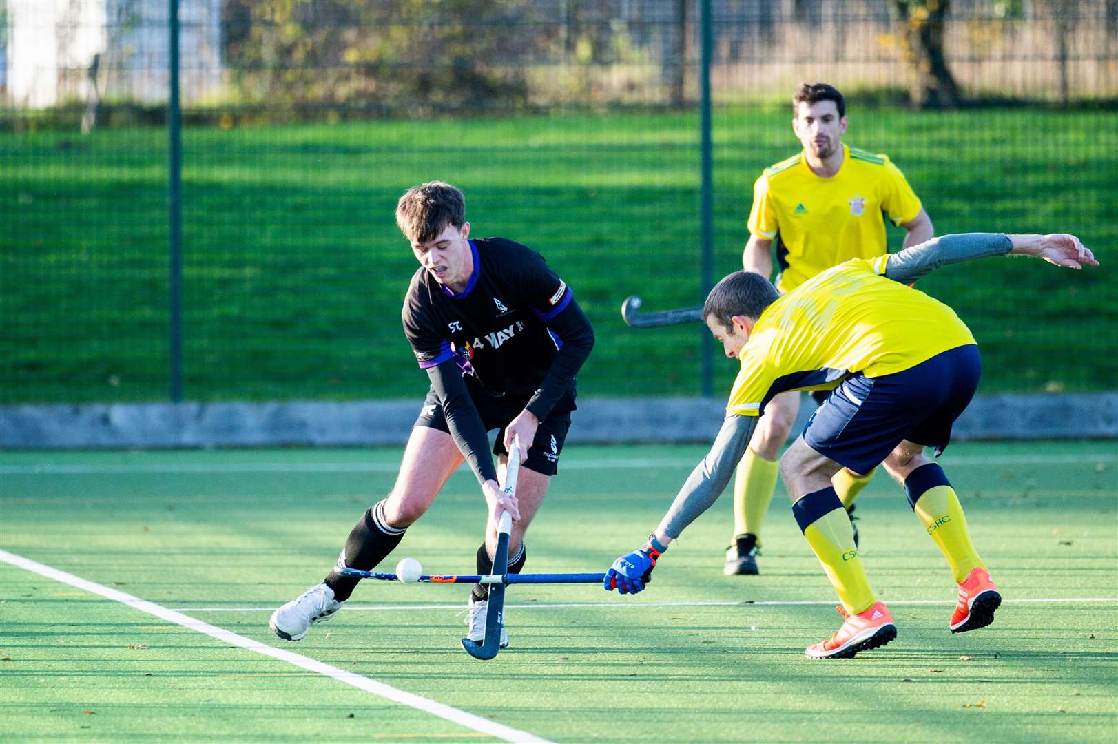 Action between Pelicans men's 1sts and Cambridge South 1sts at Alive Lynnsport. Picture: Ian Burt