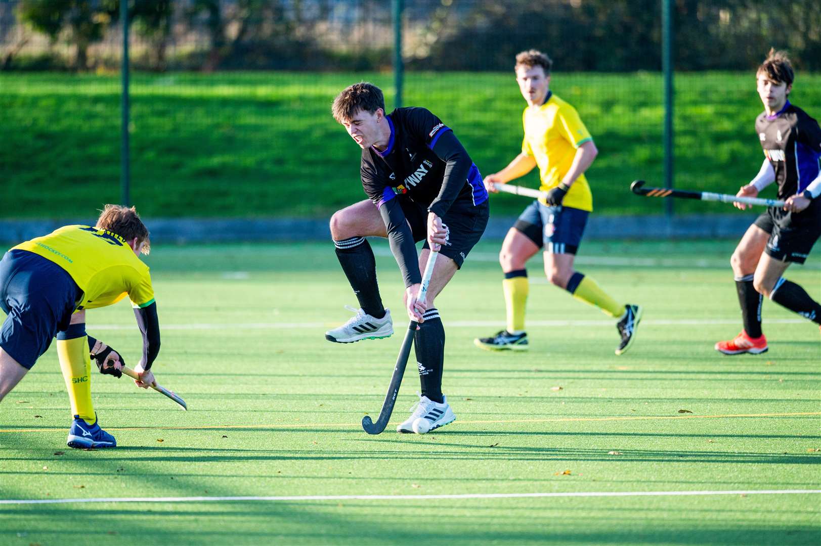 Action between Pelicans men's 1sts and Cambridge South 1sts at Alive Lynnsport. Picture: Ian Burt