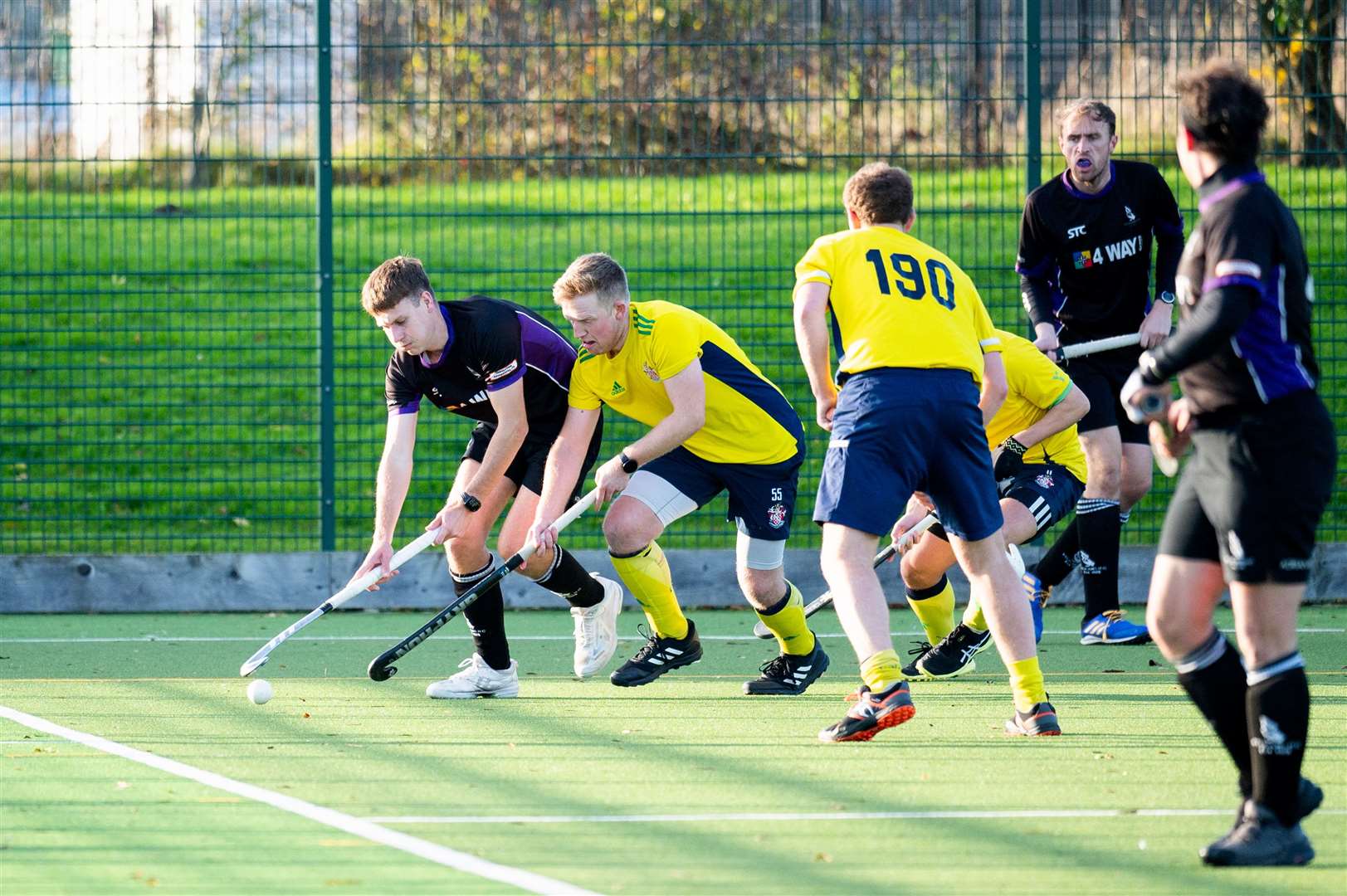 Action between Pelicans men's 1sts and Cambridge South 1sts at Alive Lynnsport. Picture: Ian Burt