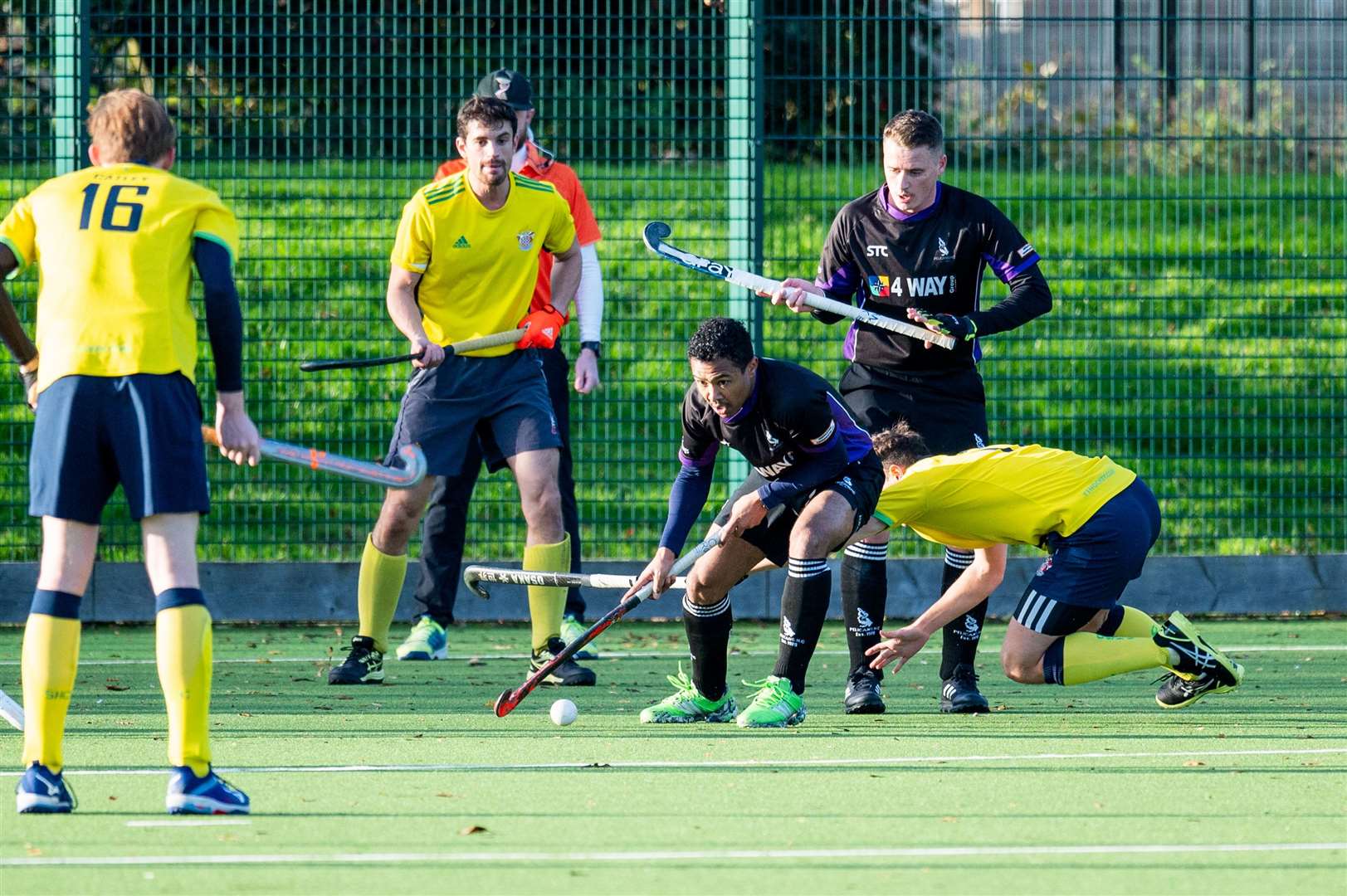 Action between Pelicans men's 1sts and Cambridge South 1sts at Alive Lynnsport. Picture: Ian Burt