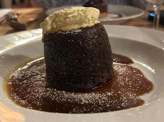 My wife's sticky toffee pudding