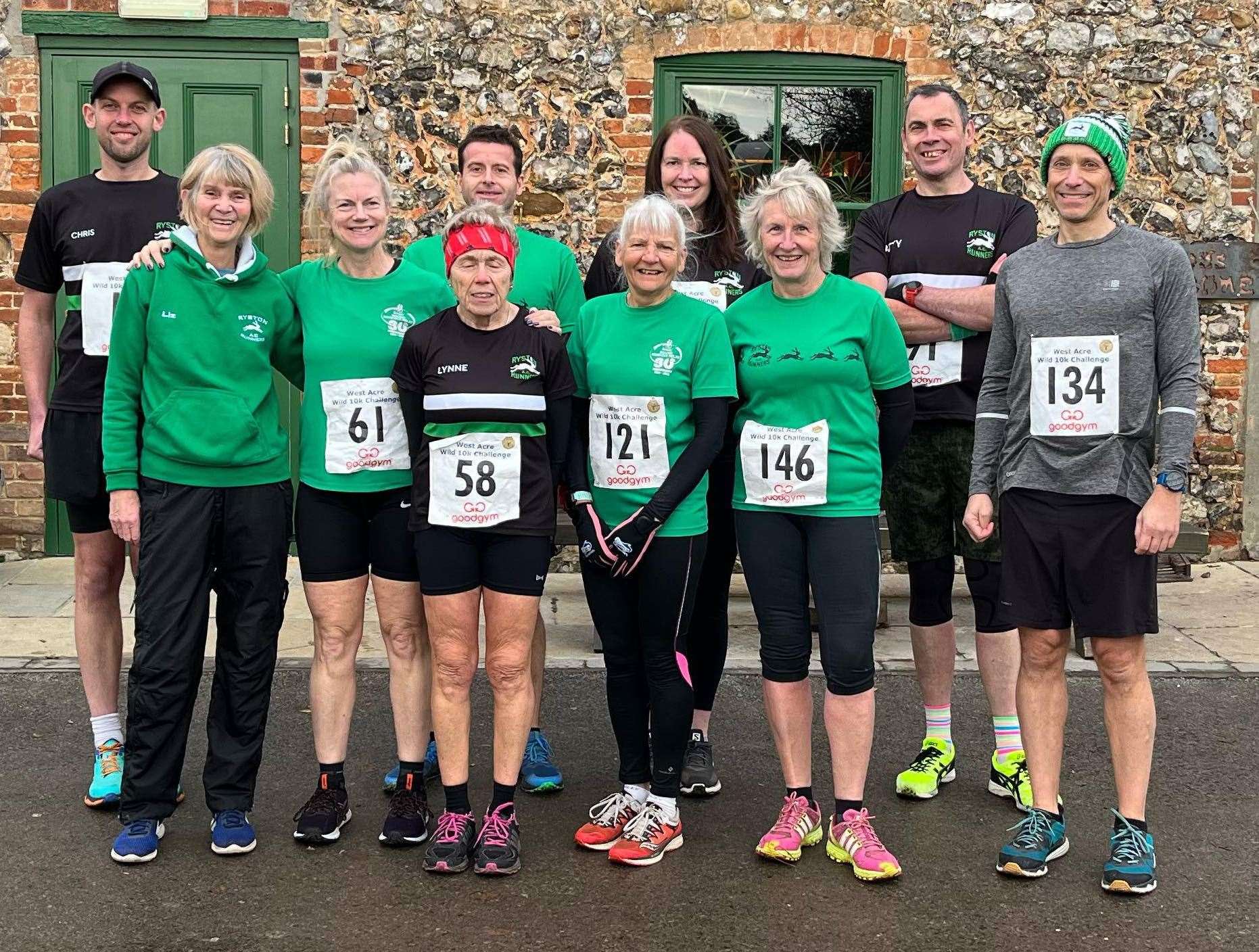 Ryston Runners who competed in the West Acre Wild 10K