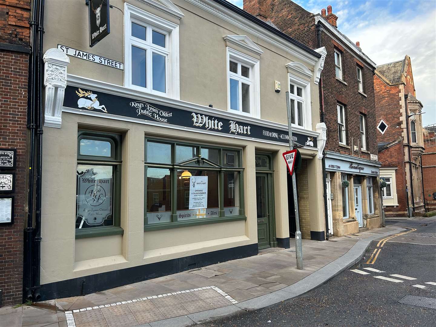 The White Hart reopened earlier this month