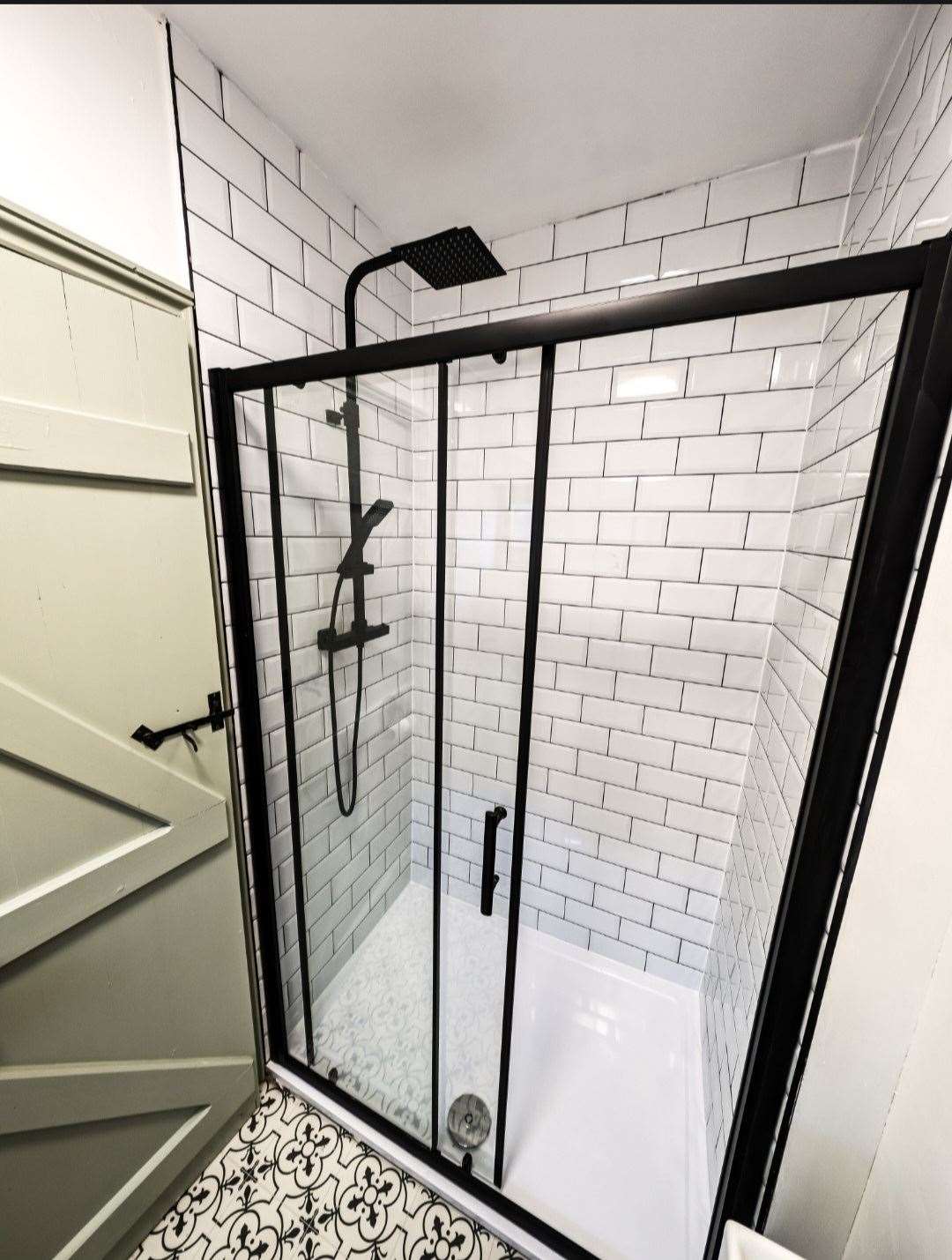 One of the spacious showers. Picture: Ben Hicks