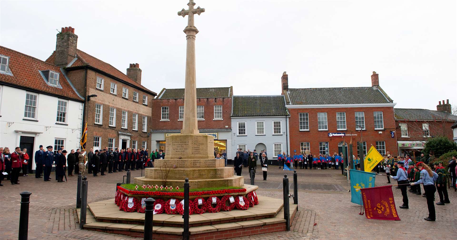 Fakenham Town Parade And Act Of Remembrance Day in 2021. Picture: Michael Fysh