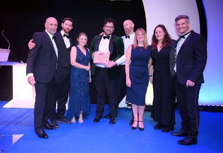 The Promenade Leisure Company Hunstanton team celebrates being crowned the Small Business of the Year