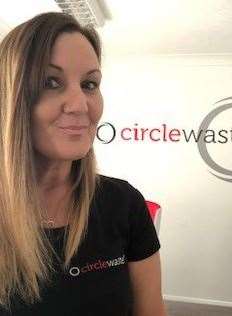 Circle Waste is a waste management company in Lynn and Lisa is a credit controller (Picture: Lisa Rudd)