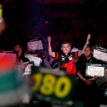 Darts stars raise over £400,000 for Prostate UK after peppering maximums