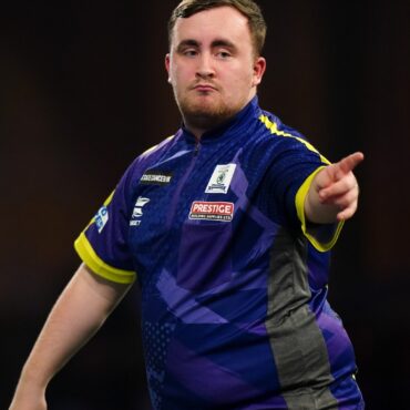 Luke Littler dares to dream after defeating idol Raymond van Barneveld