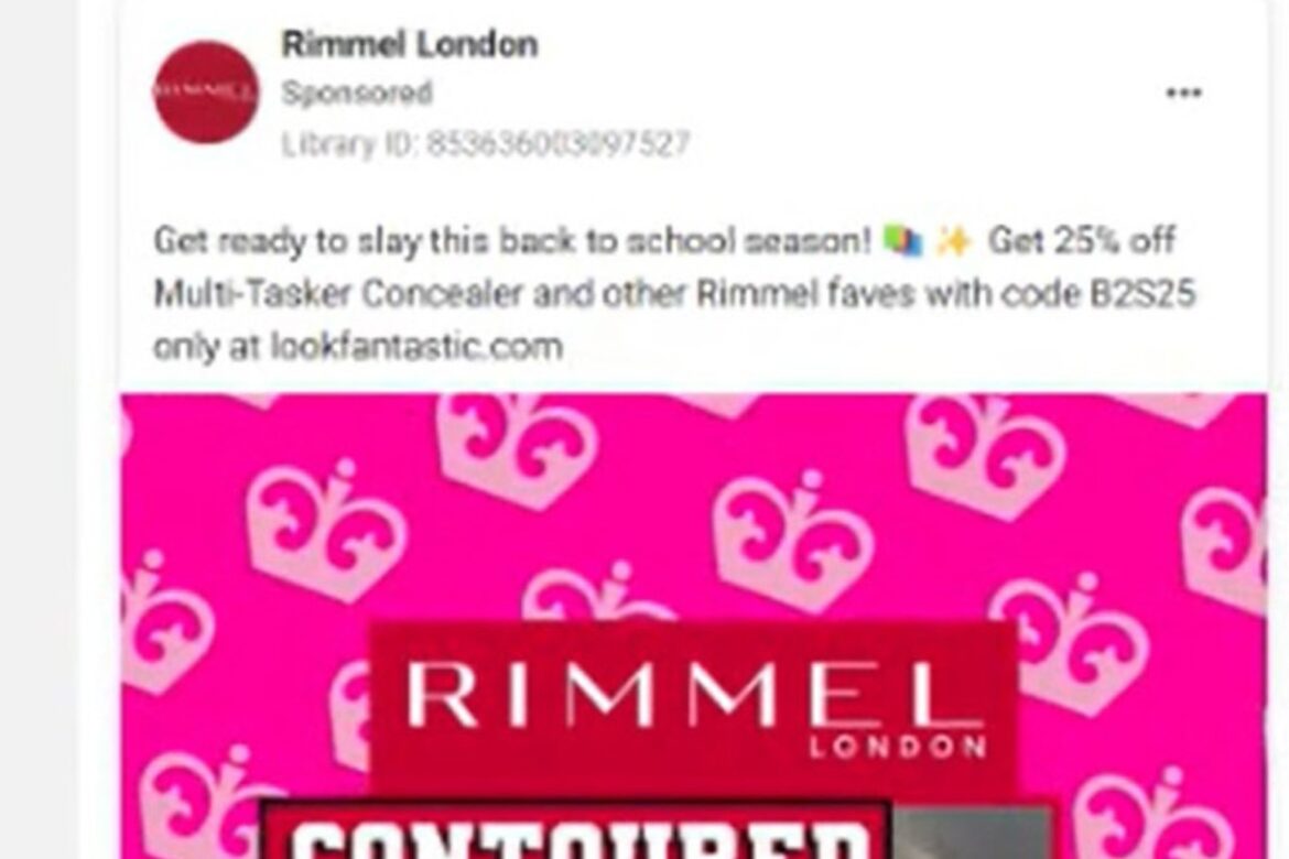 Rimmel London ad banned for implying girls need make-up at school to succeed