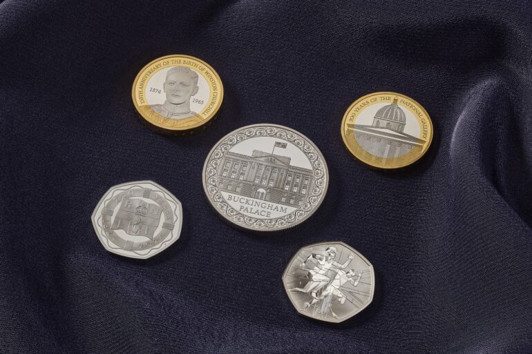 Sir Winston Churchill and Buckingham Palace celebrated on new coins for 2024