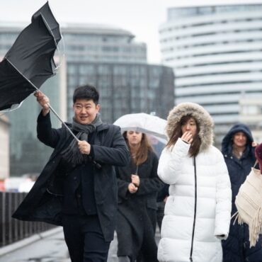 Storm Isha to batter whole of UK with wind and rain in ‘rare’ weather cycle