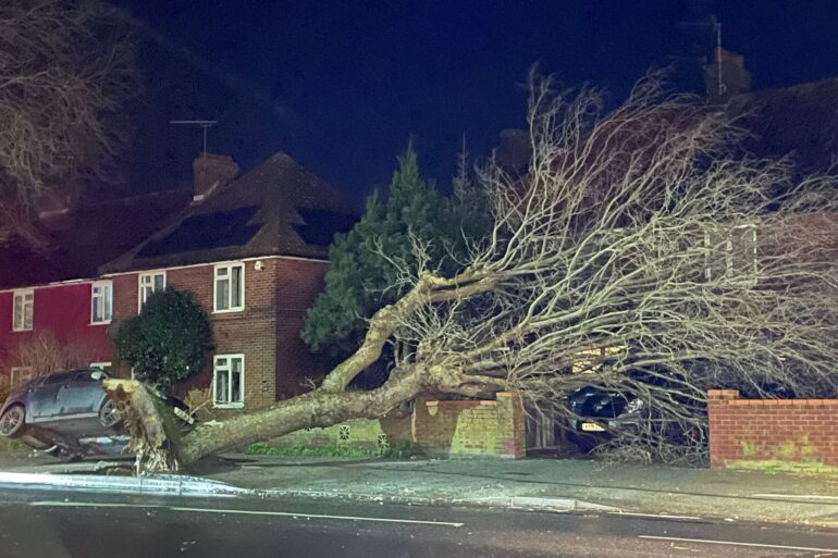 Trains disrupted, hundreds of flood warnings after Storm Henk lashes UK