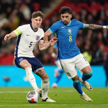 England beaten by Brazil in friendly