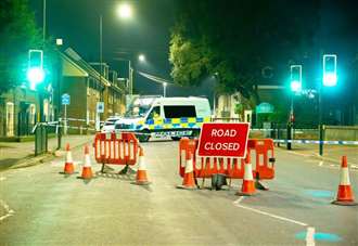 Main town road remains closed due to police incident