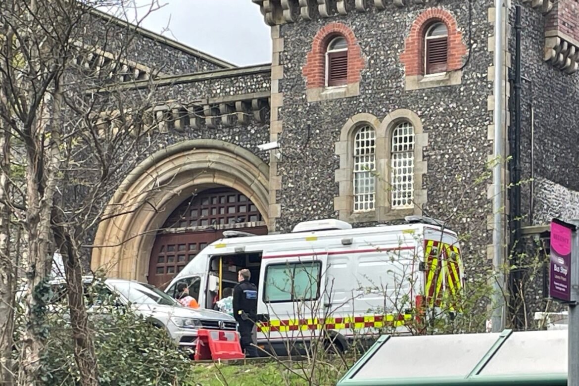 Six people taken to hospital after food poisoning at prison