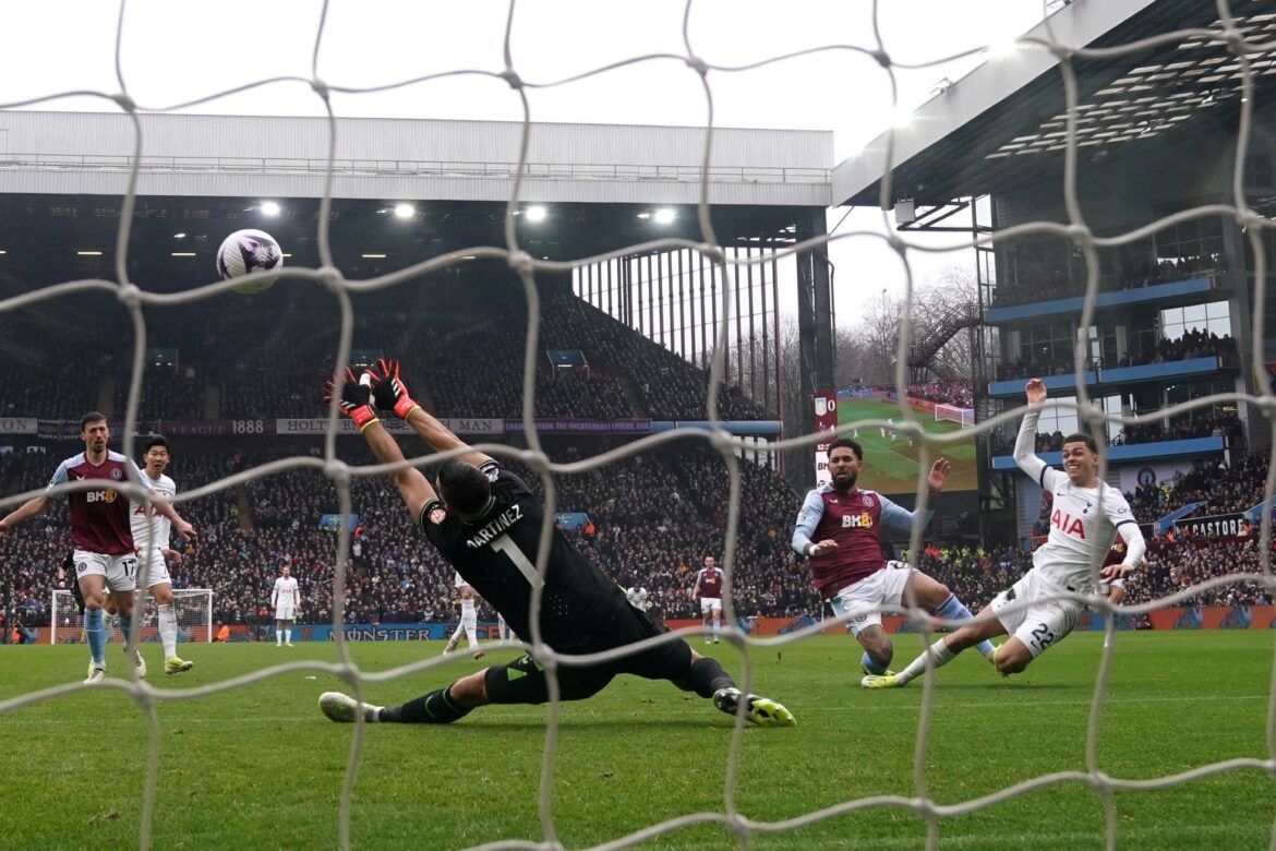 Tottenham boost Champions League hopes at Villa Park