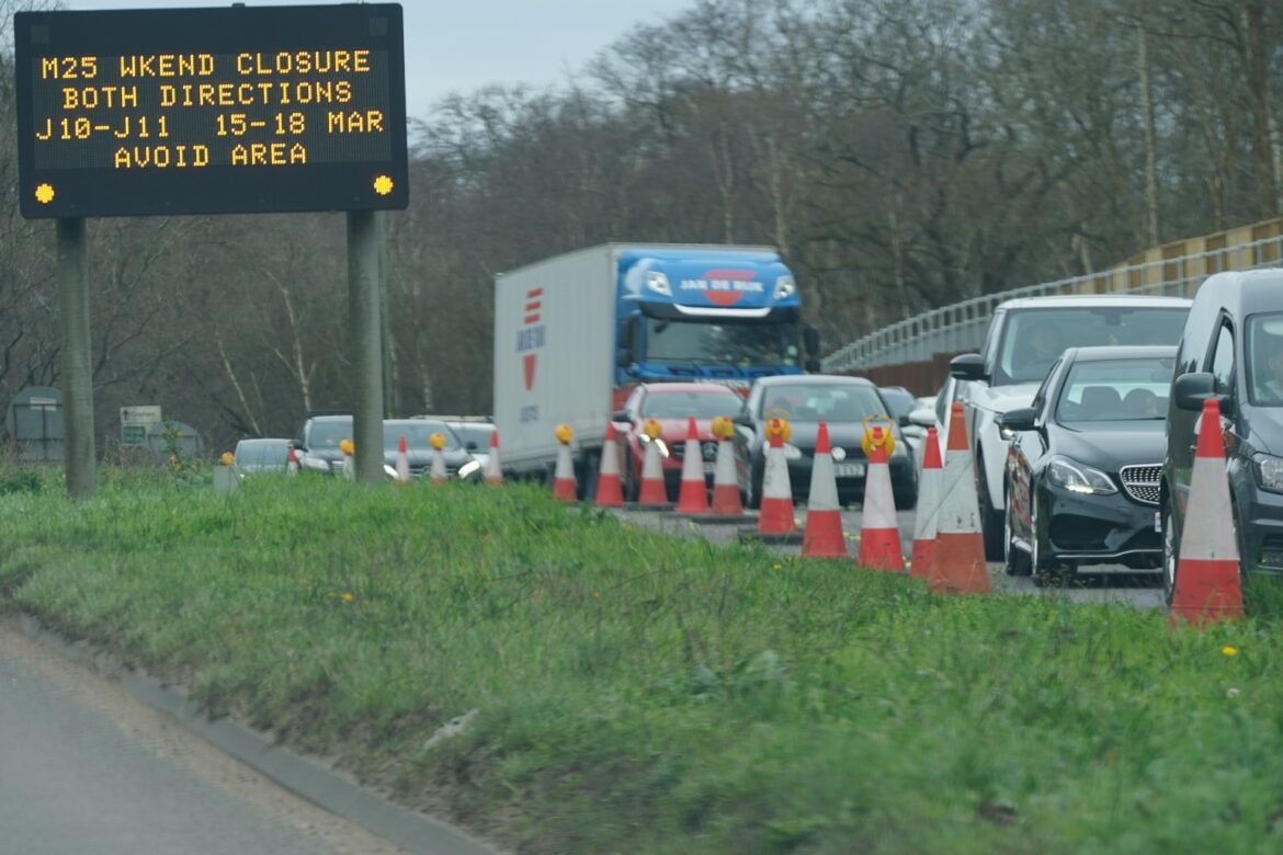 Workers making 'good progress' on M25