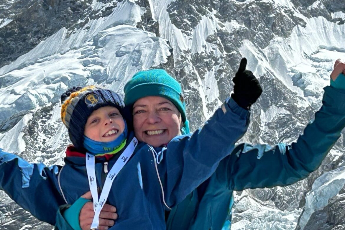 Eight year old reaches Everest base camp