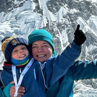 Eight year old reaches Everest base camp