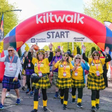 Fundraisers turn streets tartan