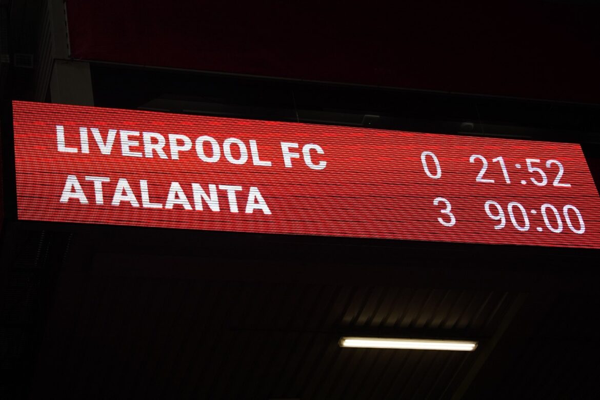 Liverpool stunned by Atalanta in Europa League