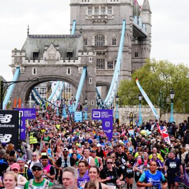 Woman with cerebral palsy makes history at London Marathon