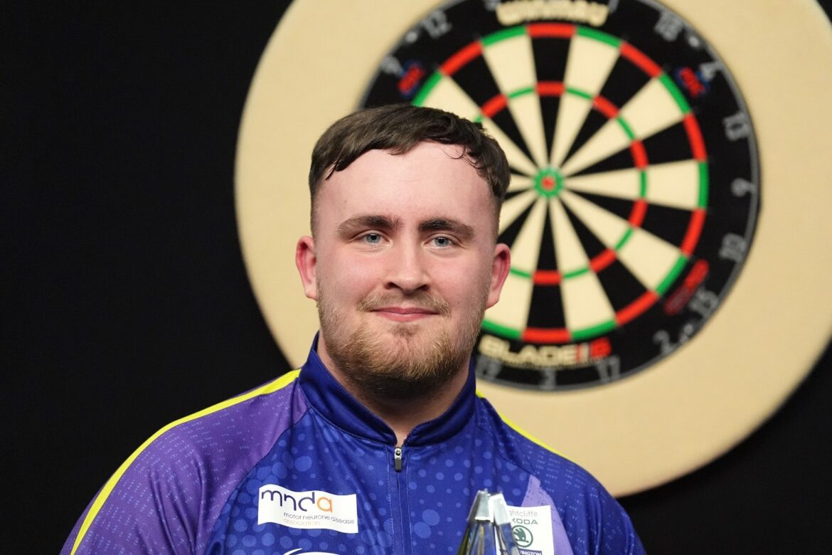 Luke Littler hits nine-darter as he storms to Premier League glory