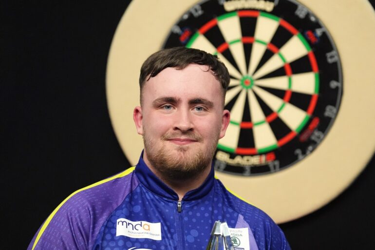 Luke Littler hits nine-darter as he storms to Premier League glory