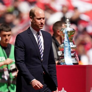 William to join fans at Wembley for FA Cup final