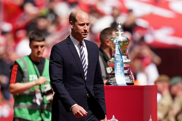 William to join fans at Wembley for FA Cup final